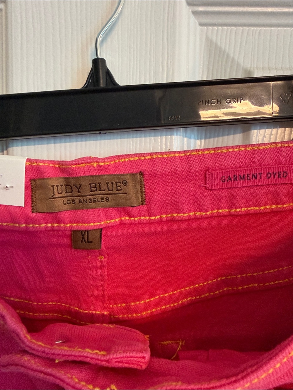 Judy Blue Hot Pink High Waisted Denim Shorts - Size XL NWT - Picture 5 of 5